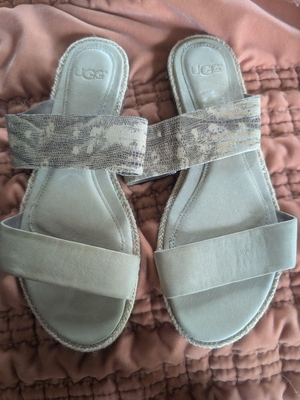 UGG Snake Skin Sandals Amalia